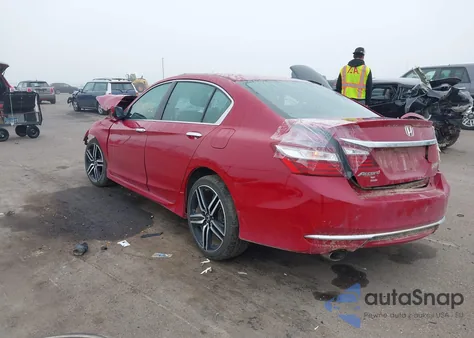 2017 Honda Accord Sport из США, поврежденный, VIN 1HGCR2F50HA191458